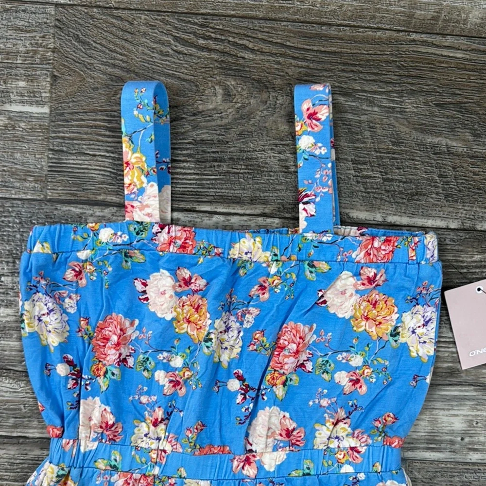 O’Neil Floral Blue Kids Jumpsuit, XXS - Picture 4 of 12
